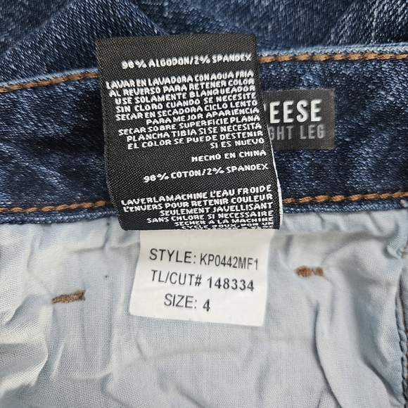Kut from the Kloth Reese ankle straight leg‎ jeans size 4 - Picture 7 of 8